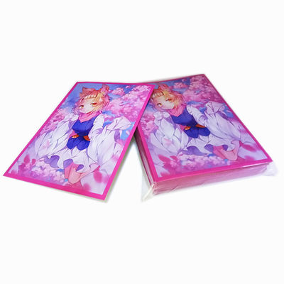 선명한 플라스틱 MTG 카드 수갑 TCG 유기오 거래 카드 보호기