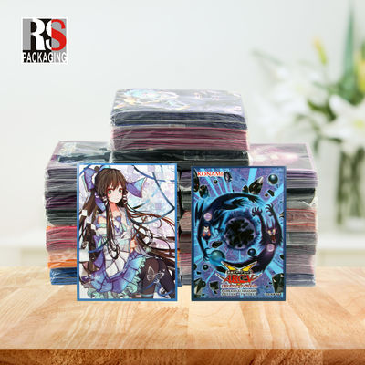 선명한 플라스틱 MTG 카드 수갑 TCG 유기오 거래 카드 보호기