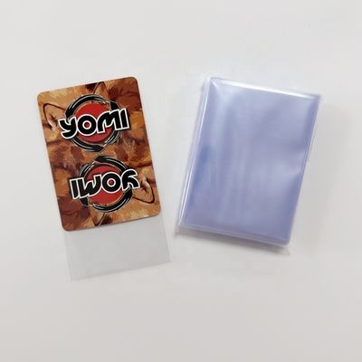 게임 스포츠 거래 카드 저장을위한 부드러운 선명한 카드 보호 수갑