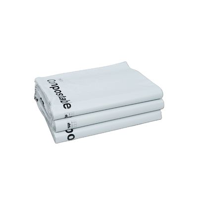 흰색 LDPE 플라스틱 폴리 배포 가방 의류 포장 주문