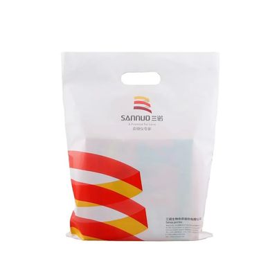 다이 커트 핸들 LDPE 쇼핑 가방 친환경 재활용 식료품 플라스틱 가방