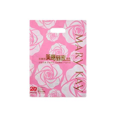 다이 커트 핸들 LDPE 쇼핑 가방 친환경 재활용 식료품 플라스틱 가방