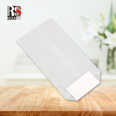 12x8x25cm 플라스틱 평면 바닥 음식 가방 팝콘 맑은 또는 사용자 지정 색상