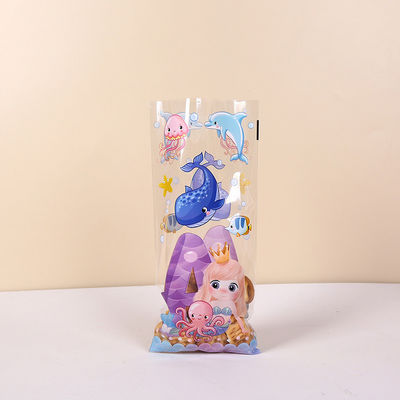 재활용 할 수 있는 맞춤형 인쇄 셀로판 선물 포장 가방 파티 대접을 위한 패키지 100