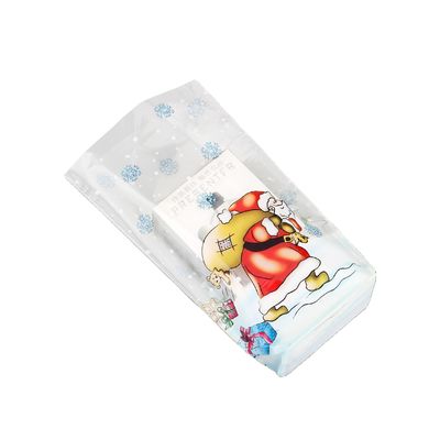 재활용 할 수 있는 크리스마스 사탕 과자 가방 생일 굿니 파티 약탈 가방 100 pcs