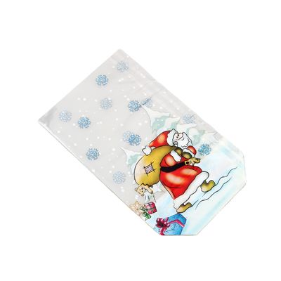 재활용 할 수 있는 크리스마스 사탕 과자 가방 생일 굿니 파티 약탈 가방 100 pcs