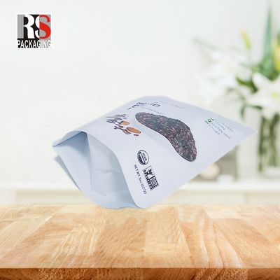 맞춤 초콜릿 마일러 패키지 가방 접이식 다시 닫을 수 있는 서식용 지프 잠금 가방