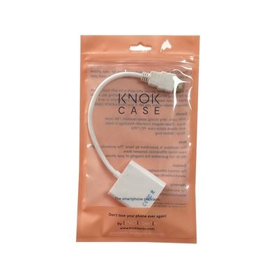 와이어 라인 패키지 맑은 서 서 Zipper 가방 수분 방지 USB 케이블 포장