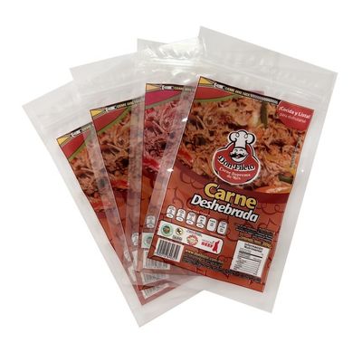 재사용 가능한 Mylar Zip Lock 냉동 가방 평면 냉동 가방 사용자 지정 로고 인쇄
