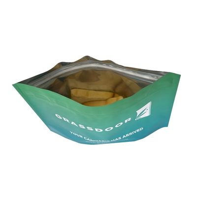부드러운 터치 재료 건조 꽃 포장 Ziplock Mylar 포일 가방 3.5g 7g