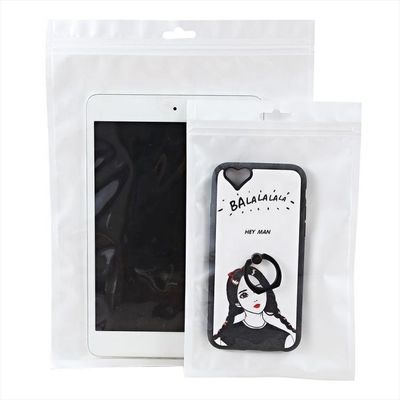 광택 맑은 플라스틱 Ziplock 포지 가방 휴대 전화 케이스 및 USB 케이블 포장