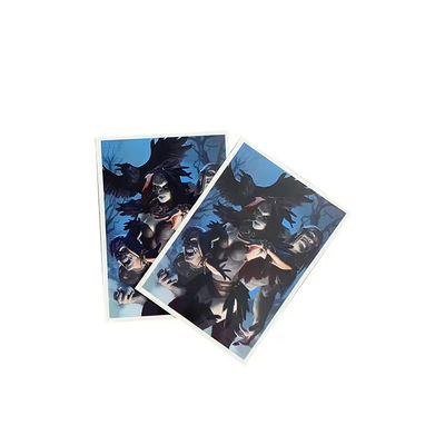 게임 카드 장갑 사용자 지정 거래 인쇄 로고 맑은 플라스틱 유기오 매트 두꺼운 게임 카드 저장