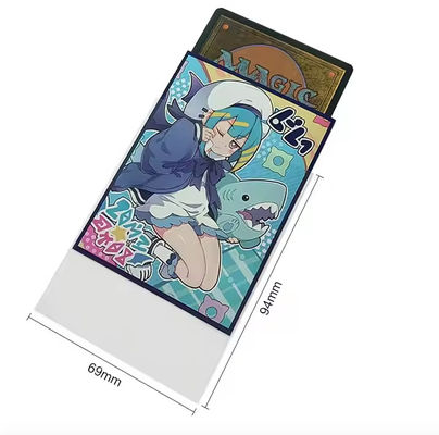69x94mm 마법 카드 외면 장갑 3 층 거래 덱 보호자 플라스틱