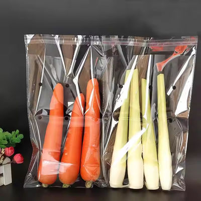맞춤형 미세 다공성 자체 접착 포장 백, 야채 식품 포장을 위한 안전하고 신뢰할 수 있는