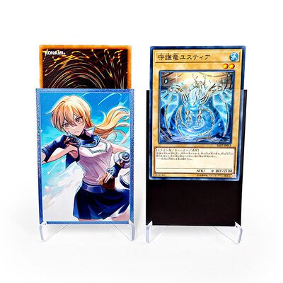 유희왕 TCG 홀로그램 애니메이션 게임 카드용 공장 맞춤형 인쇄 아트 카드 슬리브