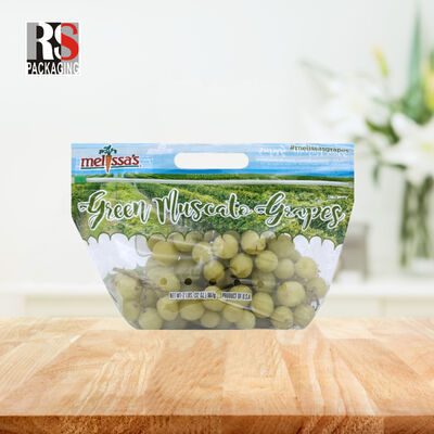 칩 잠금 옵션이 있는 신선한 채소 및 망고 과일 포장 봉지