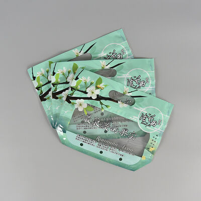 맞춤형 인쇄 재밀봉 가능한 투명 플라스틱 채소 봉투 식품 등급 지퍼백 신선한 과일 포장 봉투