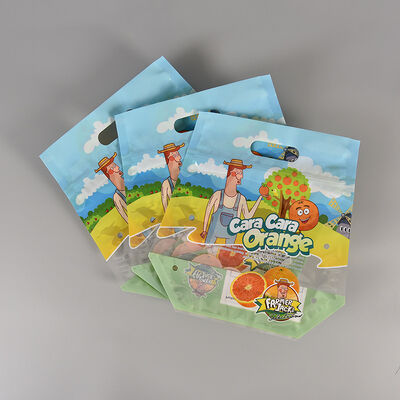 맞춤형 인쇄 재밀봉 가능한 투명 플라스틱 채소 봉투 식품 등급 지퍼백 신선한 과일 포장 봉투