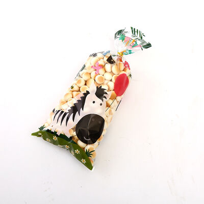 맞춤형 인쇄 선물 포장 첼로 첼로판 파티 트리트 가방 선호 맑은 사탕 쿠키 플라스틱 폴리 굿리 저장 가방