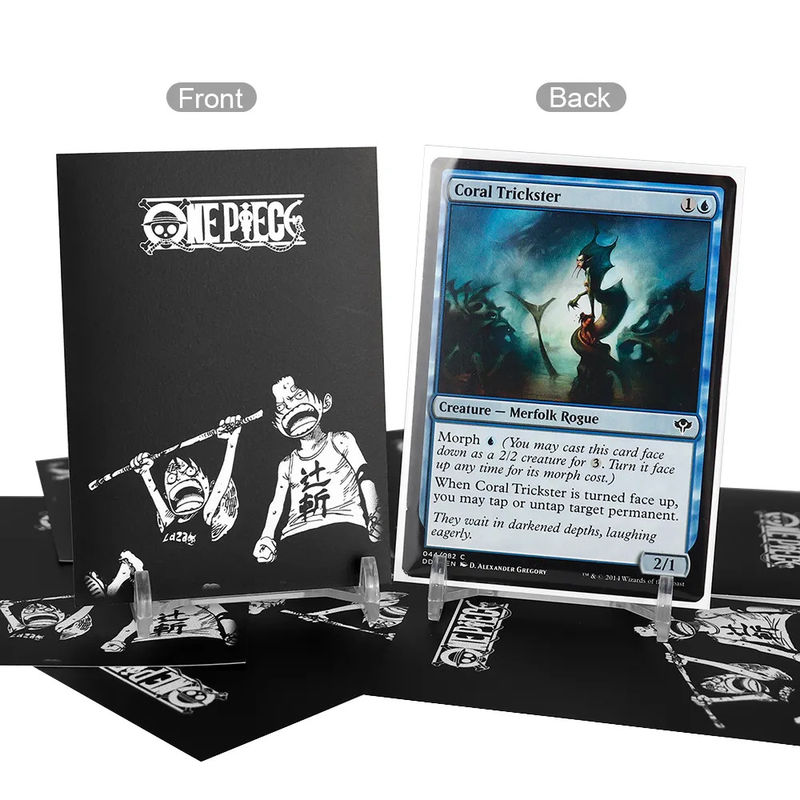 MTG 표준 크기의 게임 카드에 맞춤 매트 백 아트 카드 장갑 패션 PP