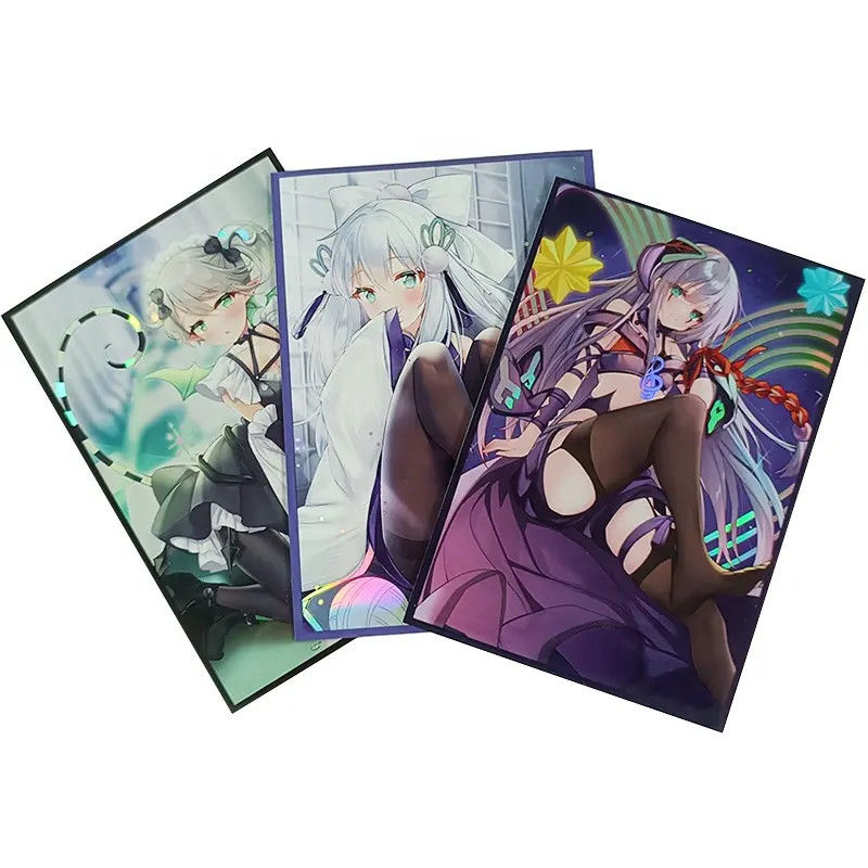 맞춤형 홀로 프린팅 예술 유기오 MTG TCG 홀로그램 애니메이션 맞춤형 거래 게시판 게임 카드 수갑