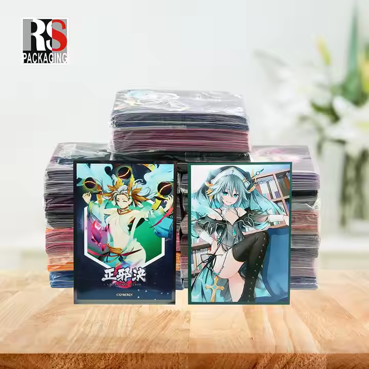 MTG 67x92mm 만화 거래 카드 수갑 보호기 30mm 두께 명확 또는 사용자 정의