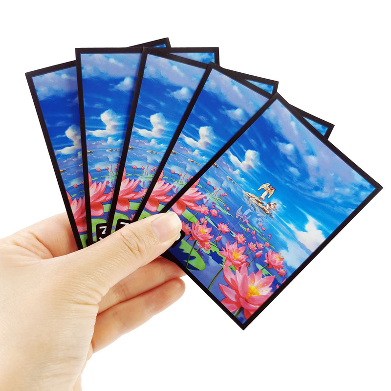Art Print Card Sleeves Yugioh MTG TCG Printed Cards Plastic Gaming Game Cards Sleeve